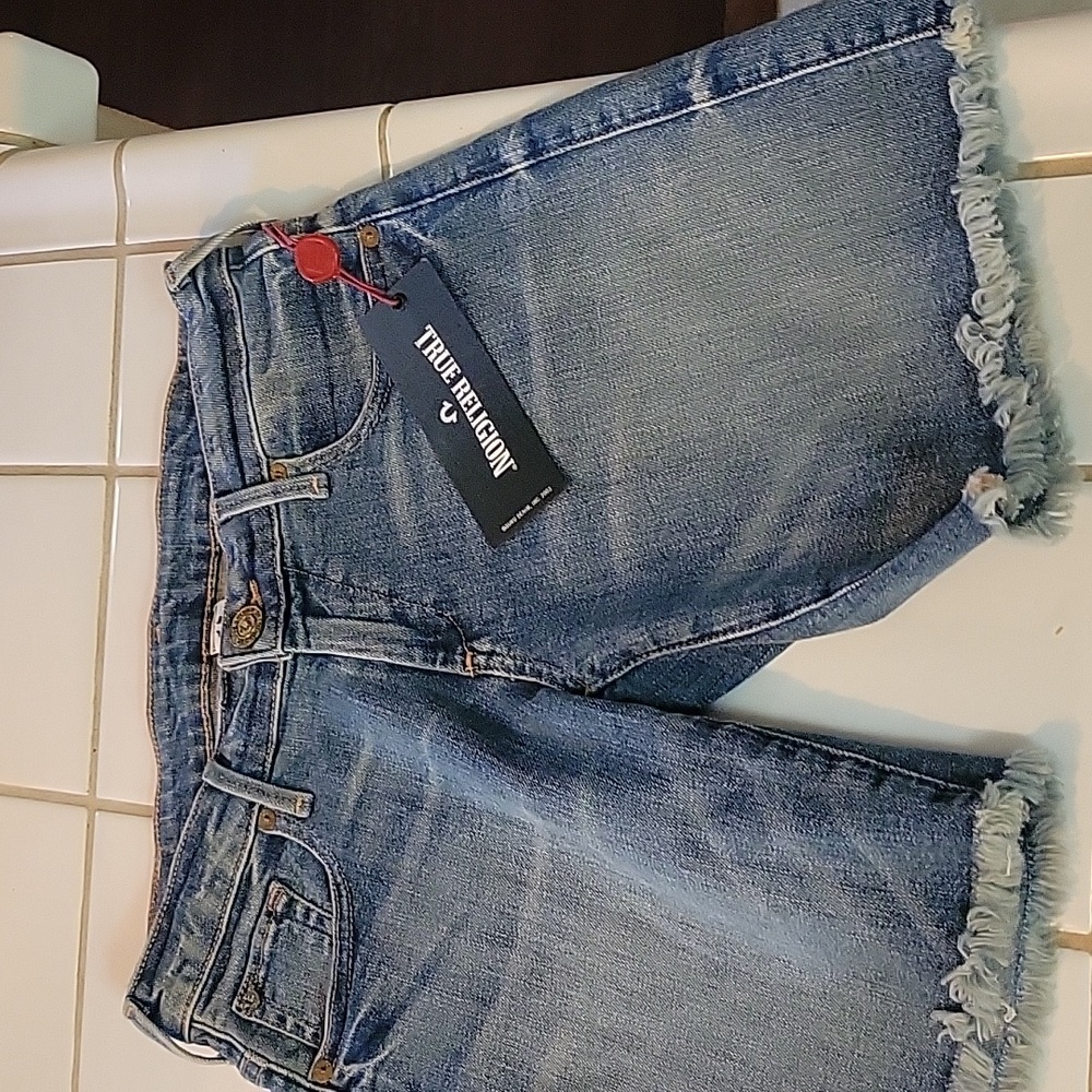 NWT...True Religion Jean Shorts